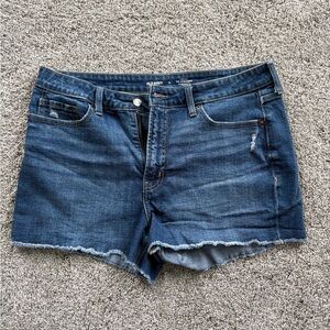 Old Navy Women's Dark Blue Denim Shorts